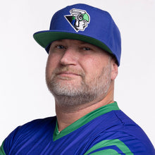 Load image into Gallery viewer, Snapback Hat with Icon - Royal Blue