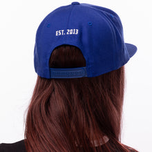 Load image into Gallery viewer, Snapback Hat with Icon - Royal Blue
