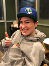 Load image into Gallery viewer, Snapback Hat with Icon - Royal Blue