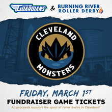 Load image into Gallery viewer, Cleveland Monsters Fundraiser Game Tickets - March 1st, 2024
